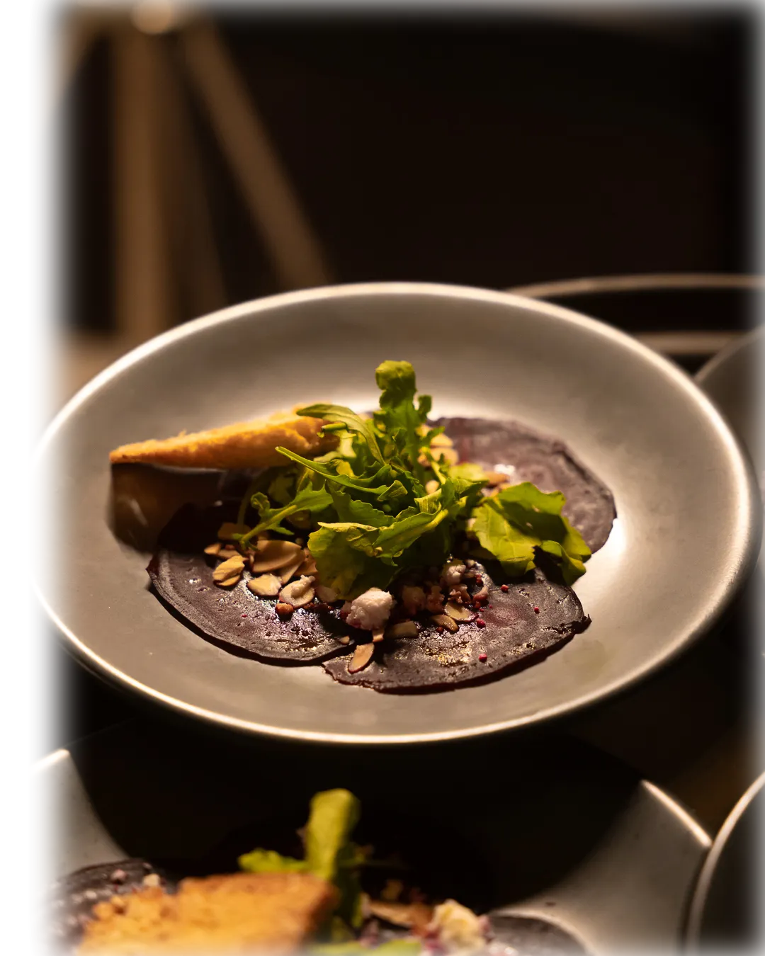 Platillo de la experiencia Cena a Oscuras
